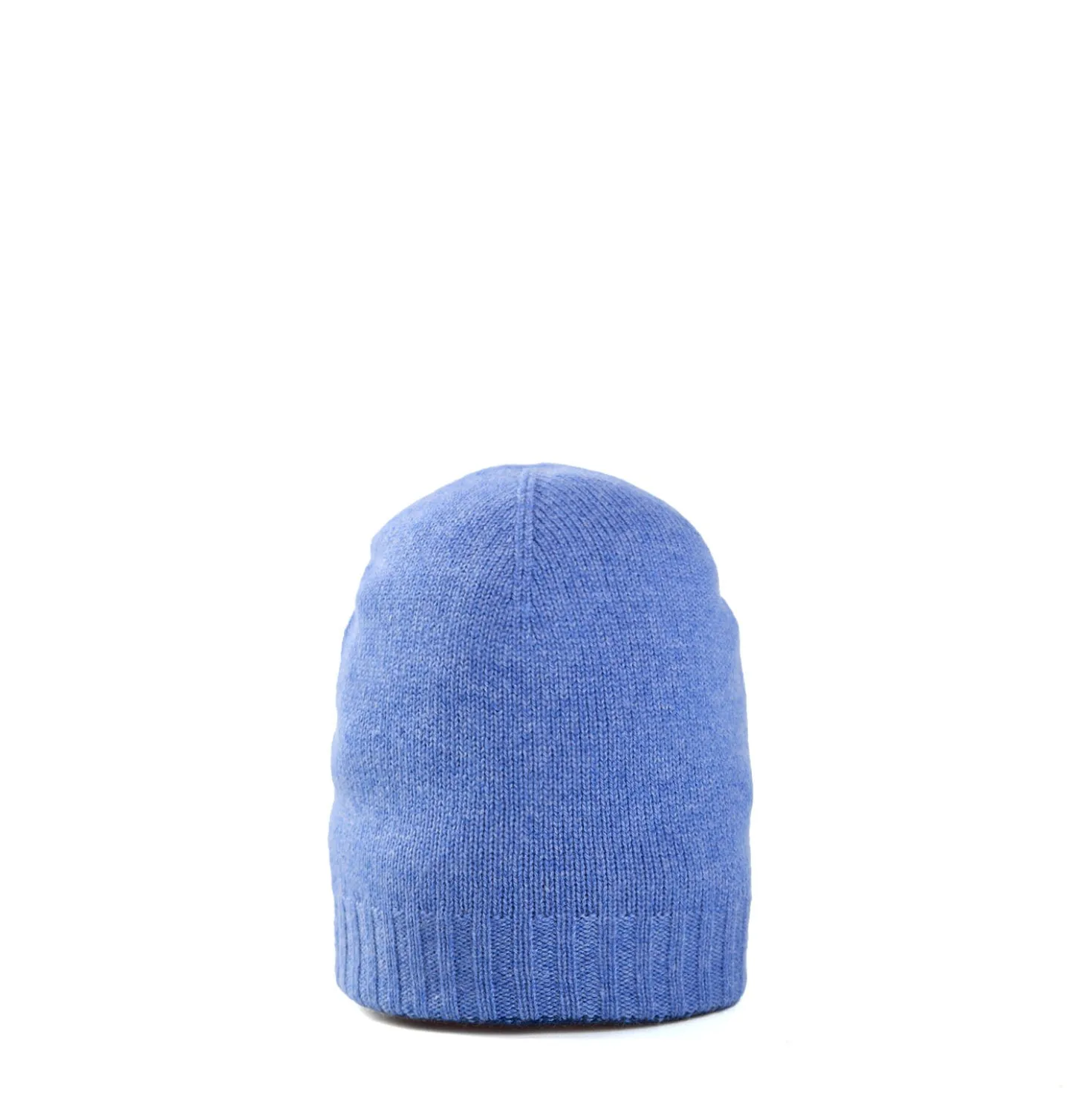 BERRETTO BICOLORE AZZURRO POLVERE E BLU In cashmere