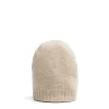 BERRETTO BICOLORE BIANCO E BEIGE In cashmere