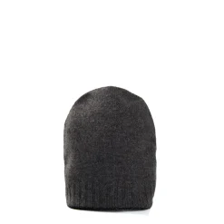 BERRETTO BICOLORE GRIGIO E NERO In cashmere
