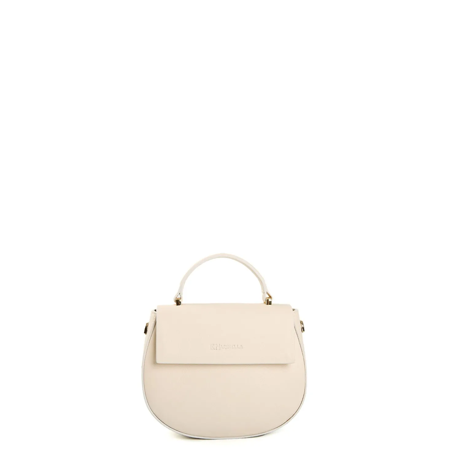 BORSA MINI CLEO BEIGE In pelle liscia