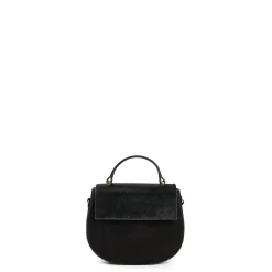 BORSA MINI CLEO NERA In camoscio e cavallino