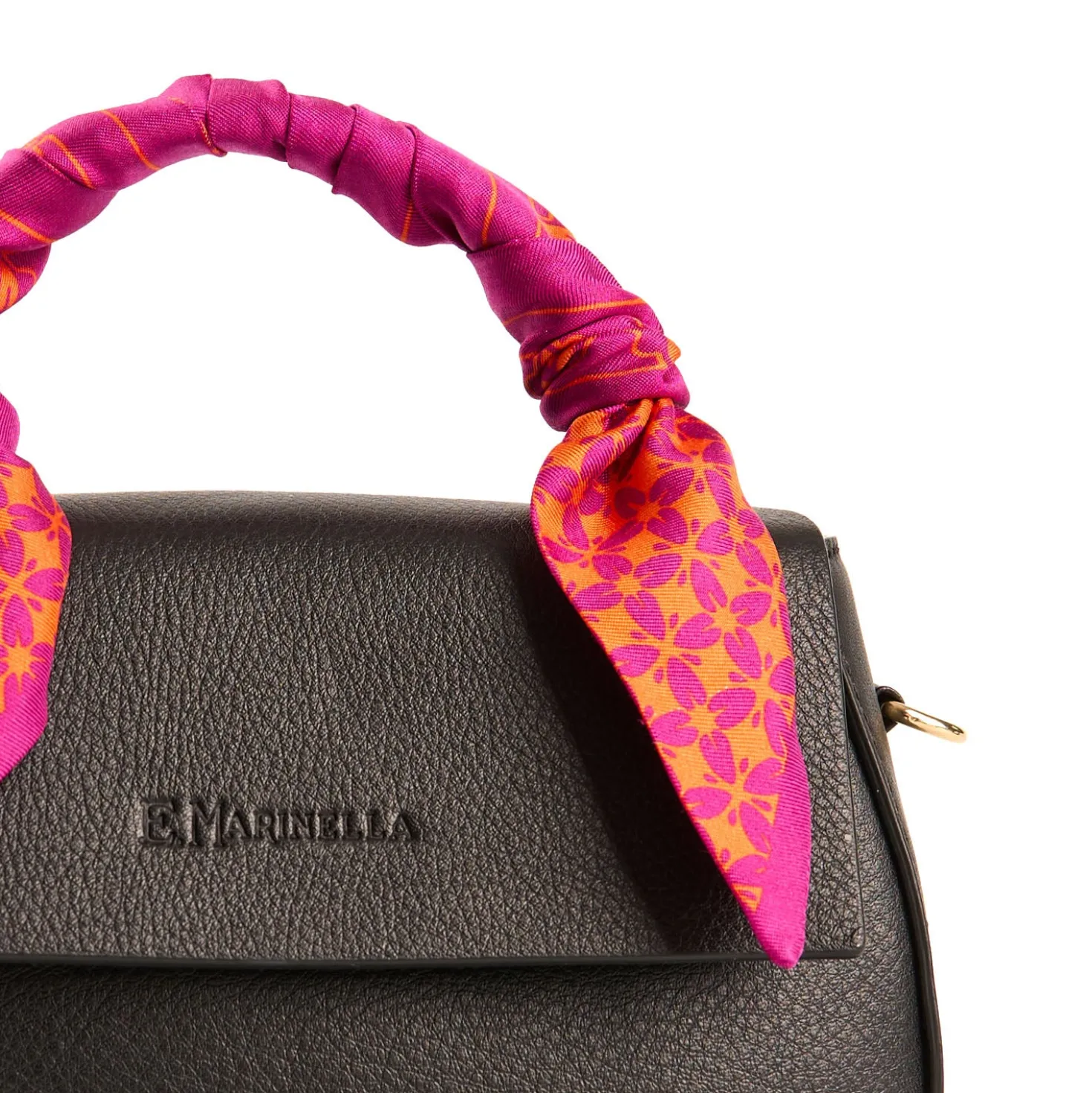 BORSA MINI CLEO NERA In pelle liscia