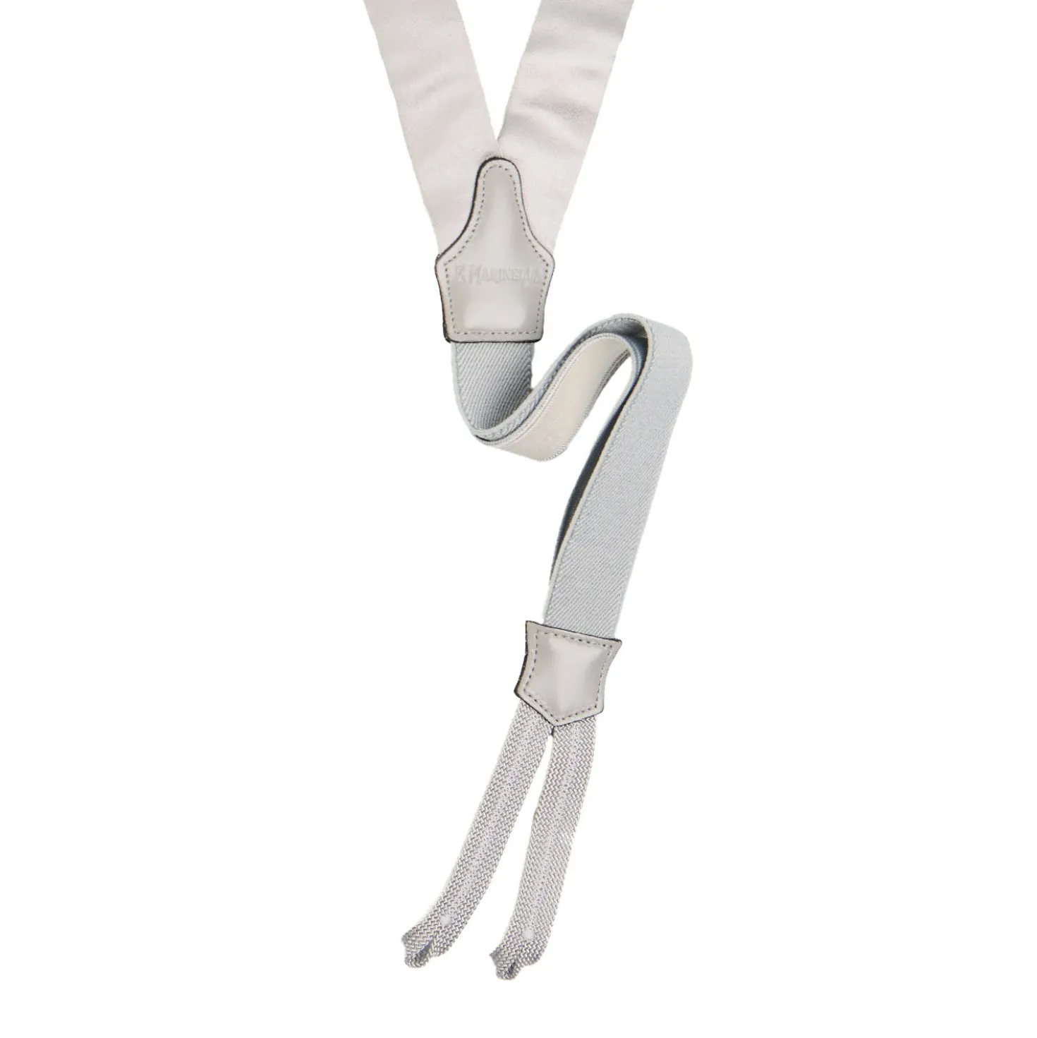 BRETELLE COLOR PERLA In raso di seta 2,5 cm