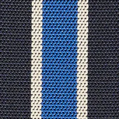BRETELLE EM RIGATE Blu scuro e azzurro