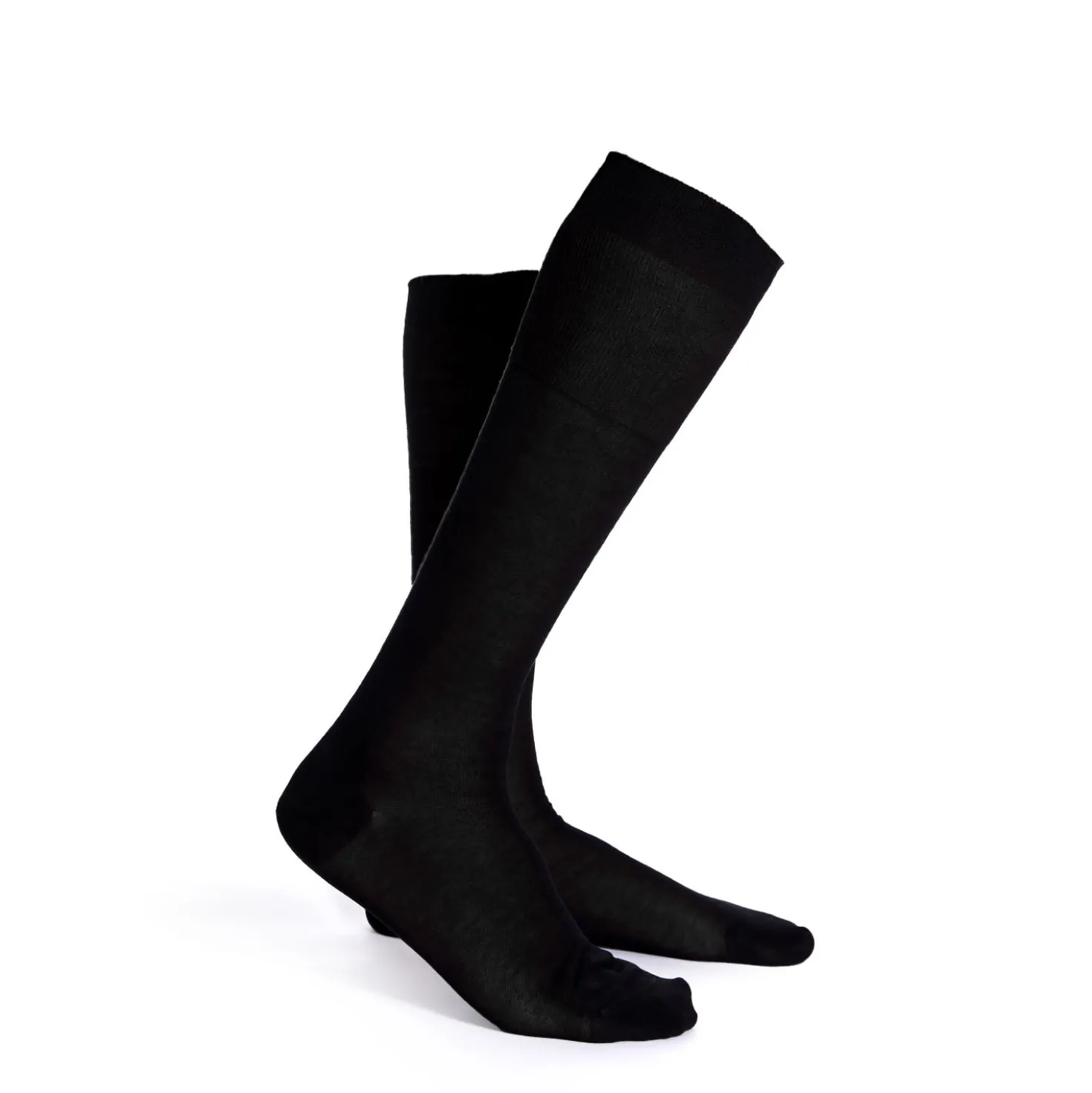 CALZINO LUNGO NERO In chiffon