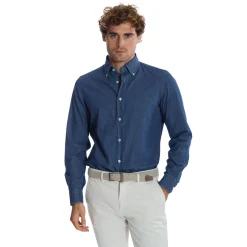 CAMICIA DI JEANS Blu