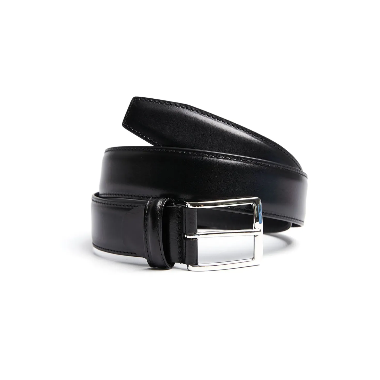CINTURA CLASSICA NERA In pelle 35 mm