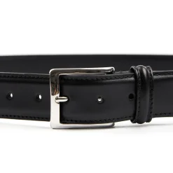 CINTURA CLASSICA NERA In pelle 35 mm
