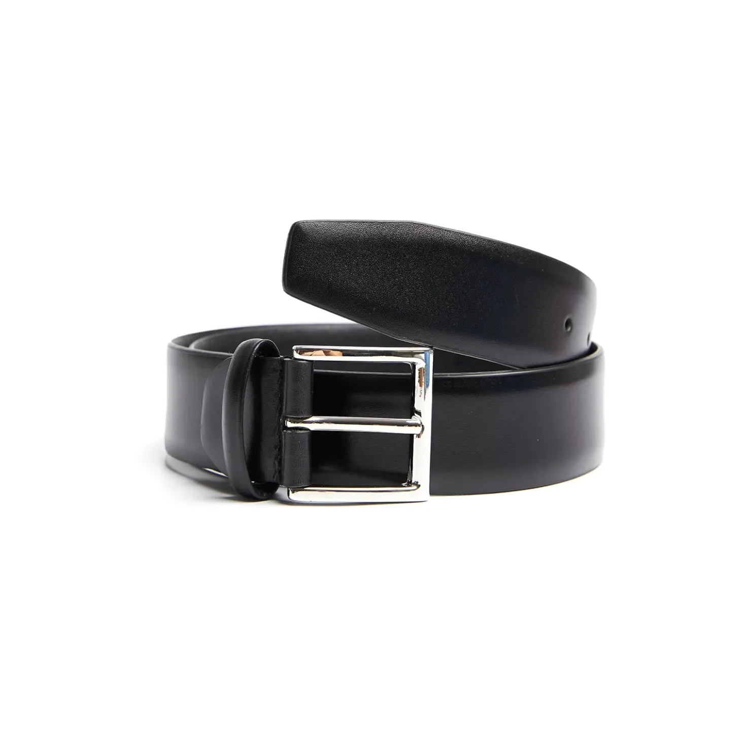 CINTURA CLASSICA NERA In pelle 35 mm