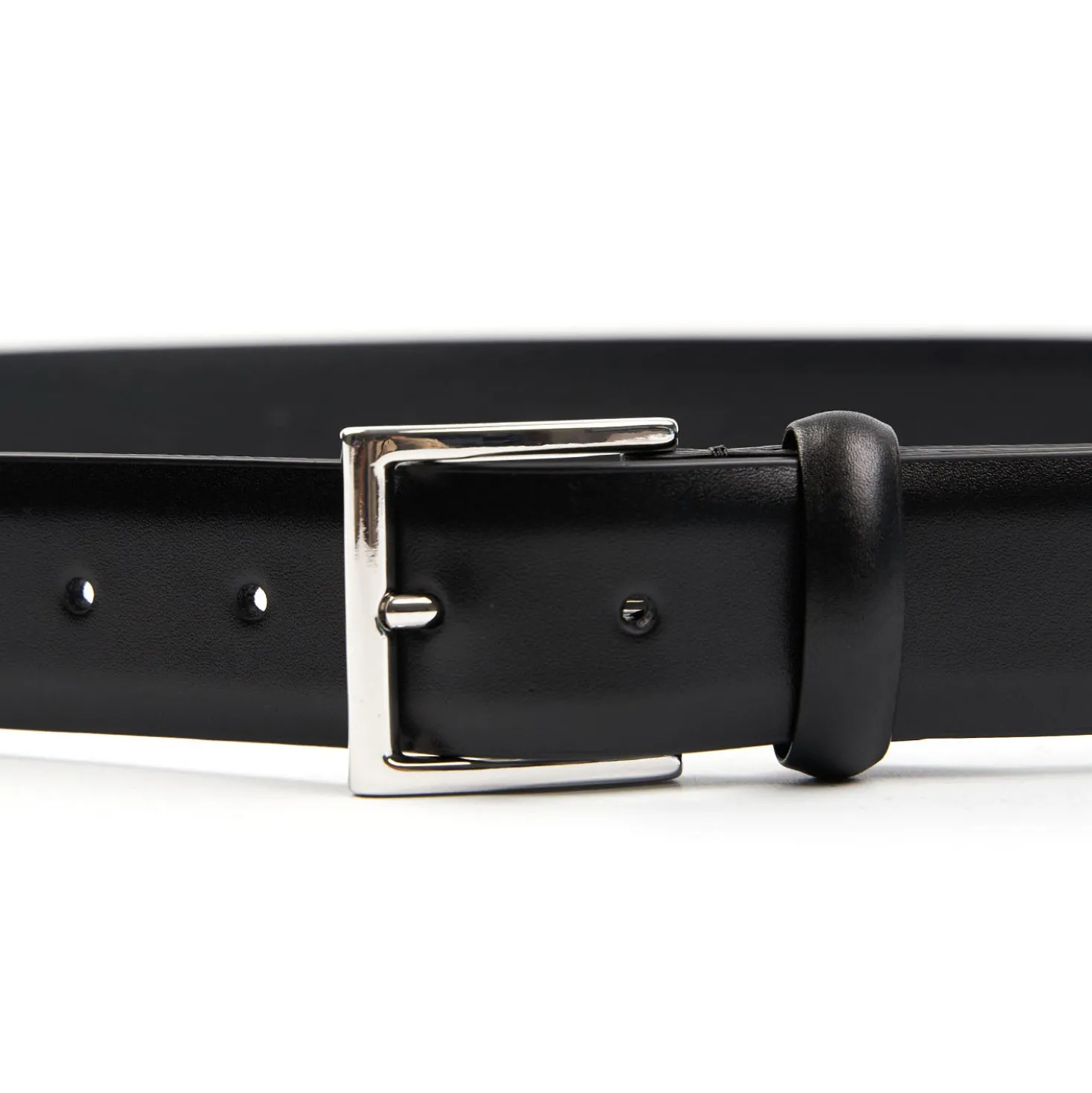 CINTURA CLASSICA NERA In pelle 35 mm