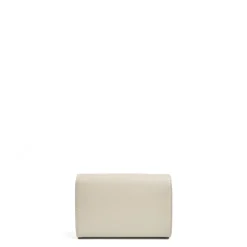 CLUTCH BAG BEIGE In pelle bottolata