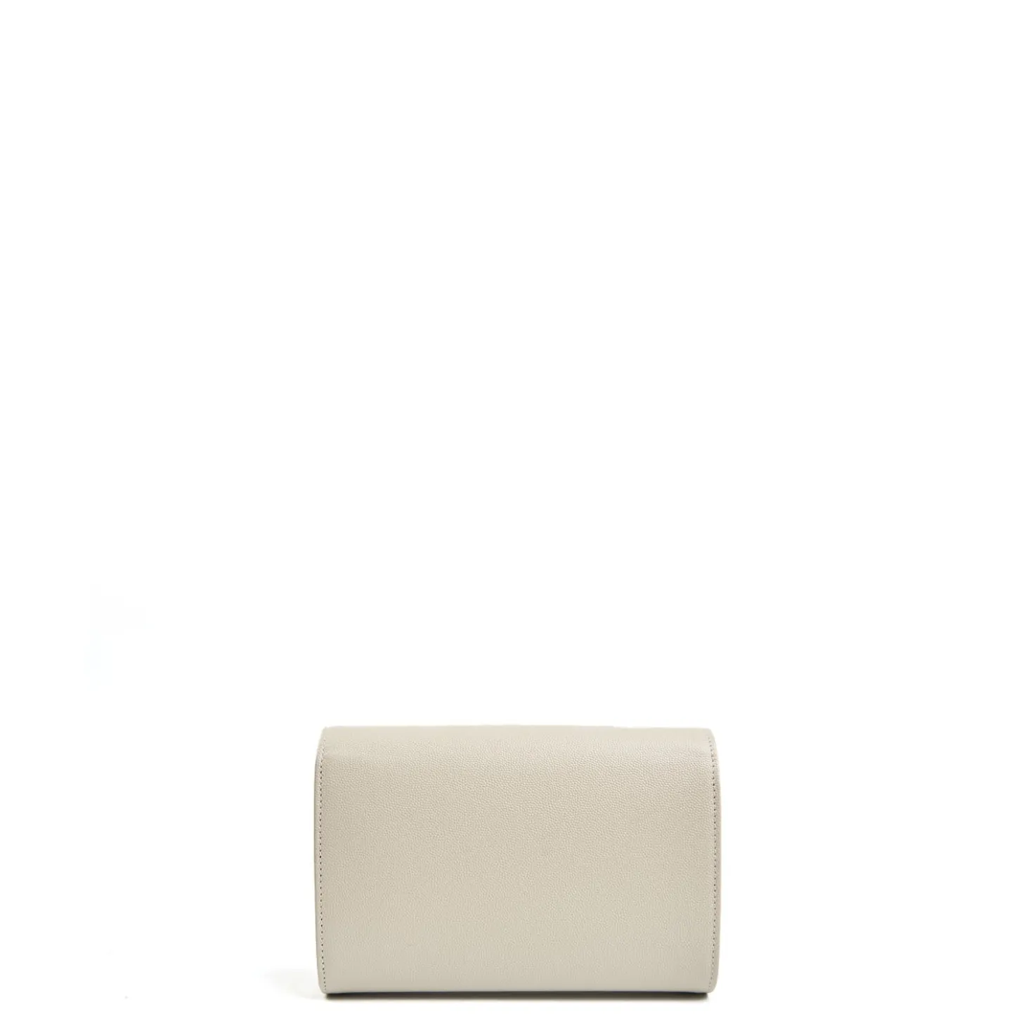 CLUTCH BAG BEIGE In pelle bottolata
