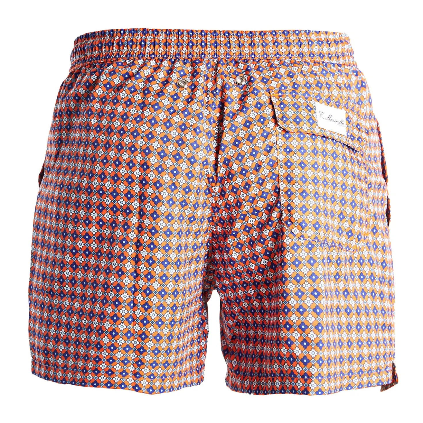COSTUME DA BAGNO ARANCIONE Macrofantasia fiore