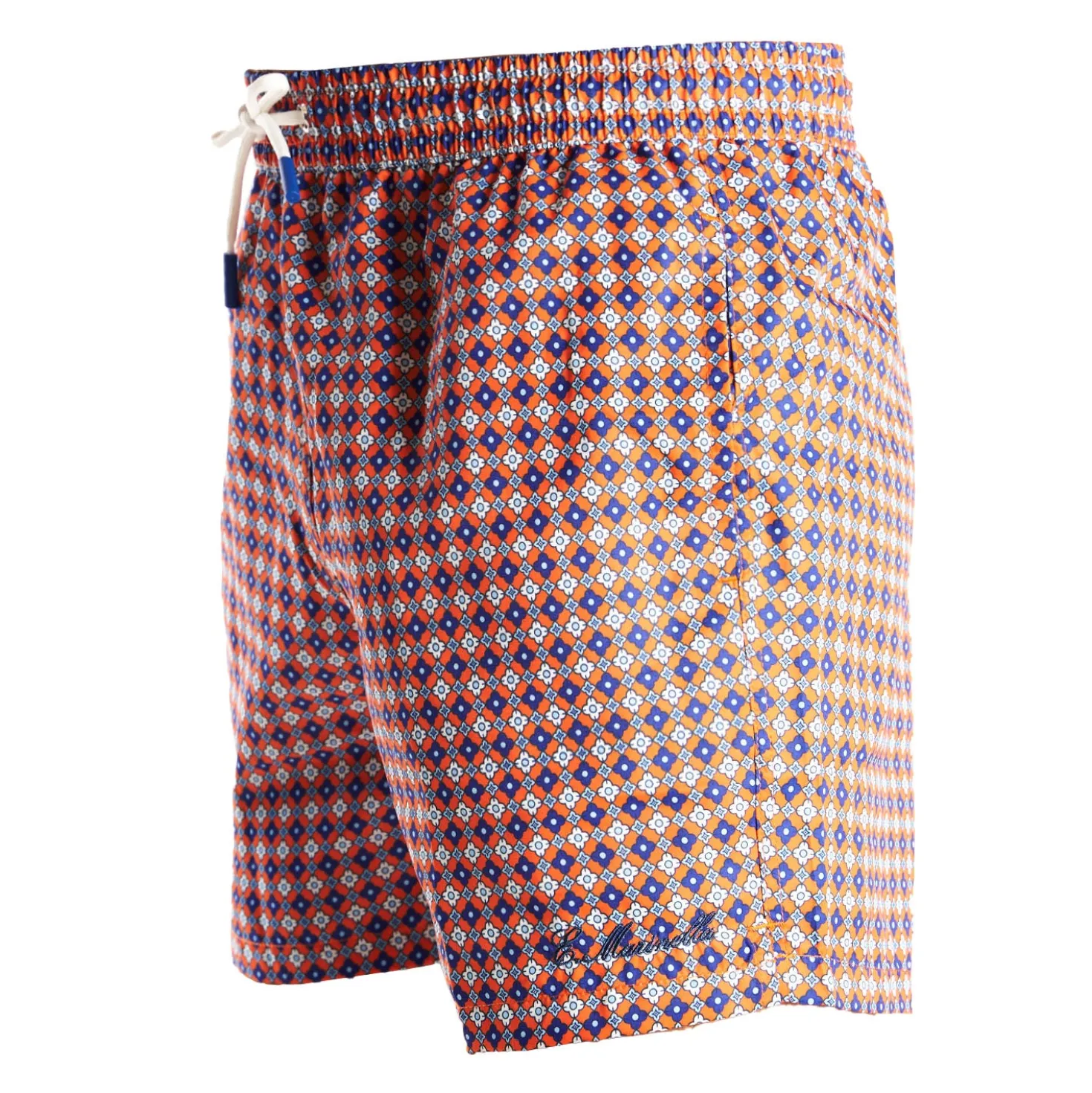 COSTUME DA BAGNO ARANCIONE Macrofantasia fiore