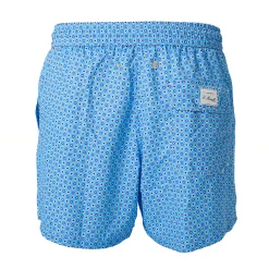 COSTUME DA BAGNO AZZURRO Macrofantasia fiore