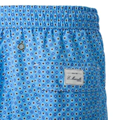 COSTUME DA BAGNO AZZURRO Macrofantasia fiore