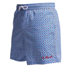 COSTUME DA BAGNO AZZURRO Macrofantasia fiore
