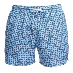 COSTUME DA BAGNO AZZURRO Macrofantasia fiore