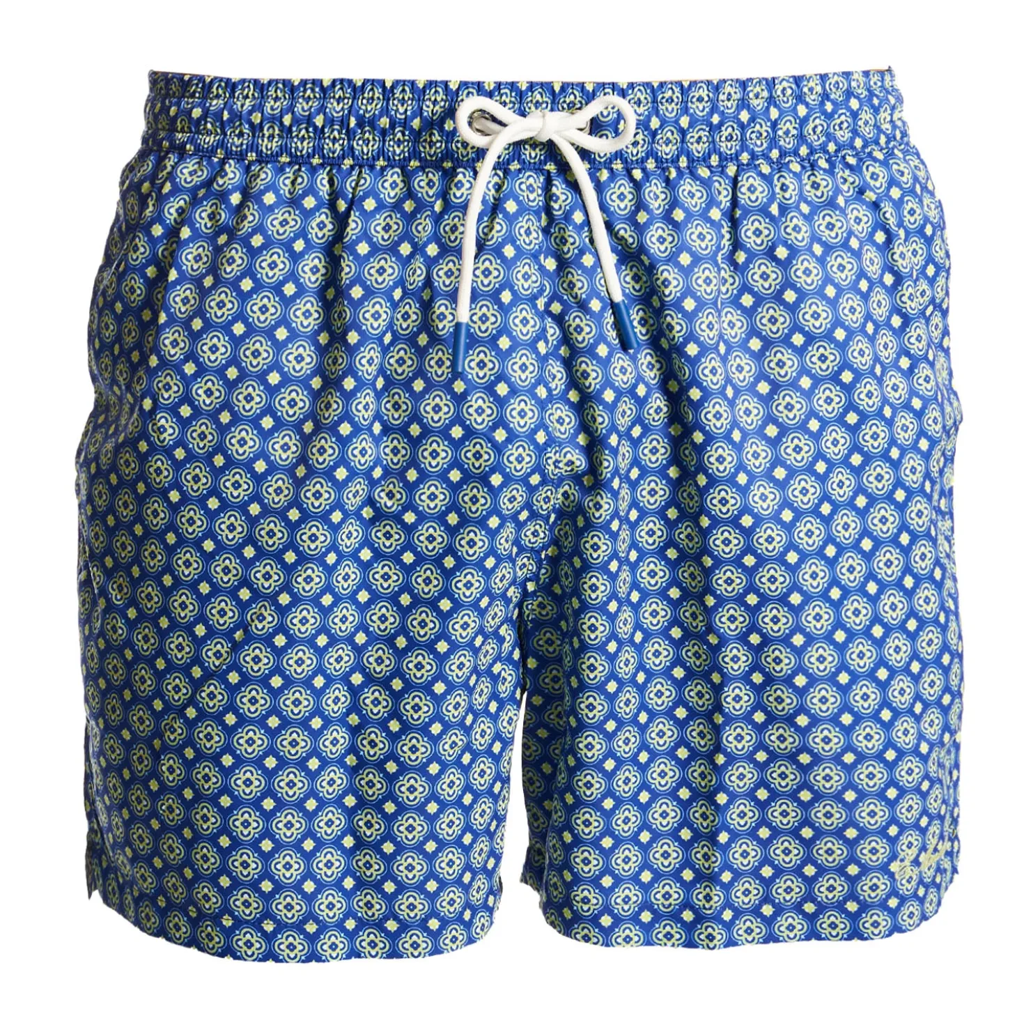 COSTUME DA BAGNO BLU Macrofantasia fiore
