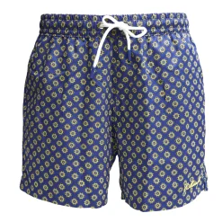 COSTUME DA BAGNO BLU Macrofantasia fiore