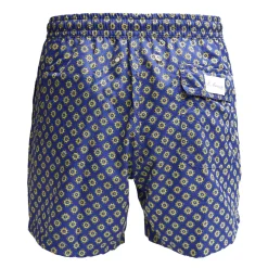 COSTUME DA BAGNO BLU Macrofantasia fiore