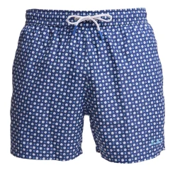 COSTUME DA BAGNO BLU SCURO Macrofantasia fiore
