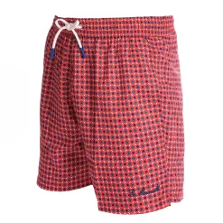 COSTUME DA BAGNO ROSSO Microfantasia fiore