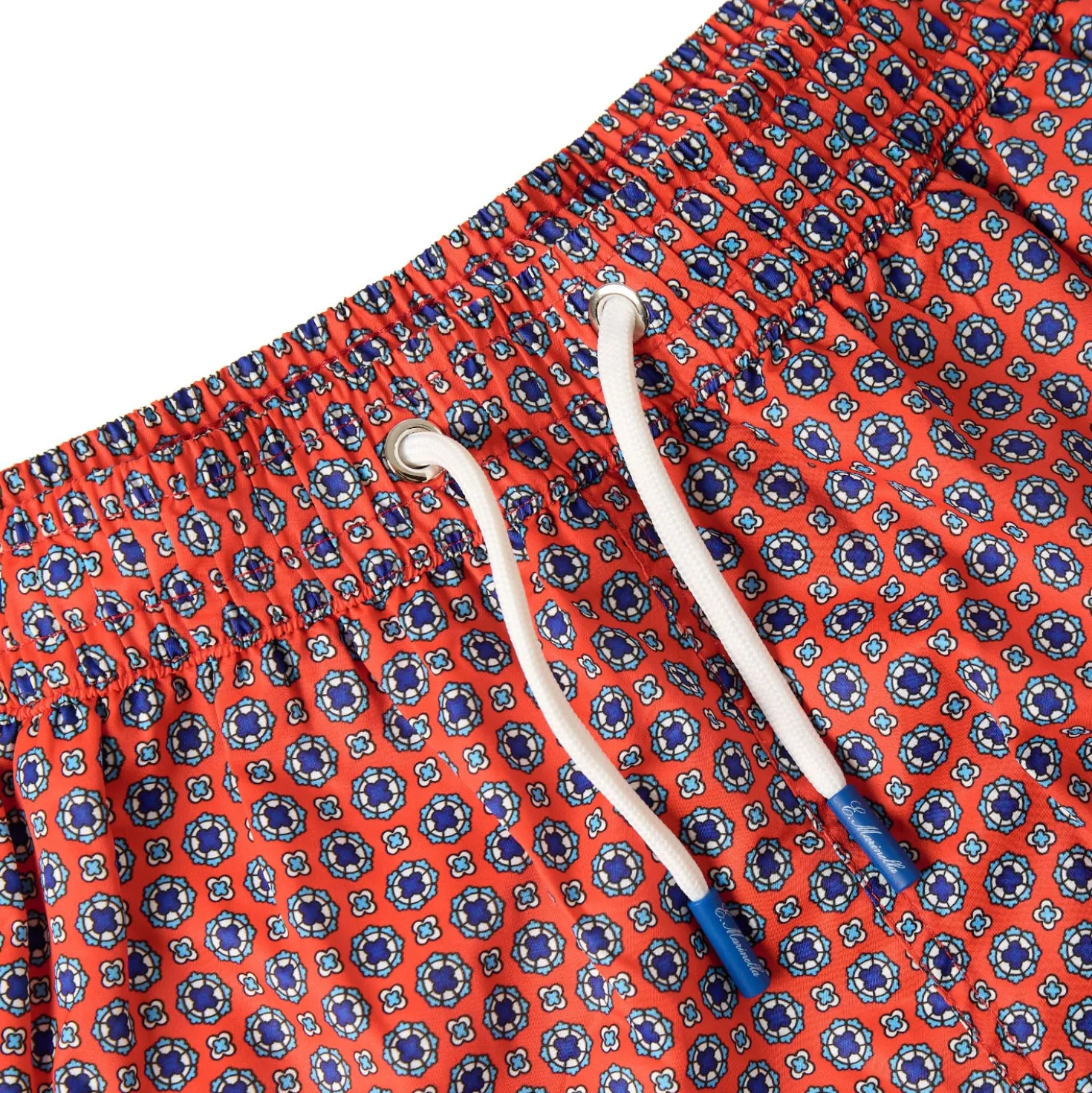 COSTUME DA BAGNO ROSSO Microfantasia fiore