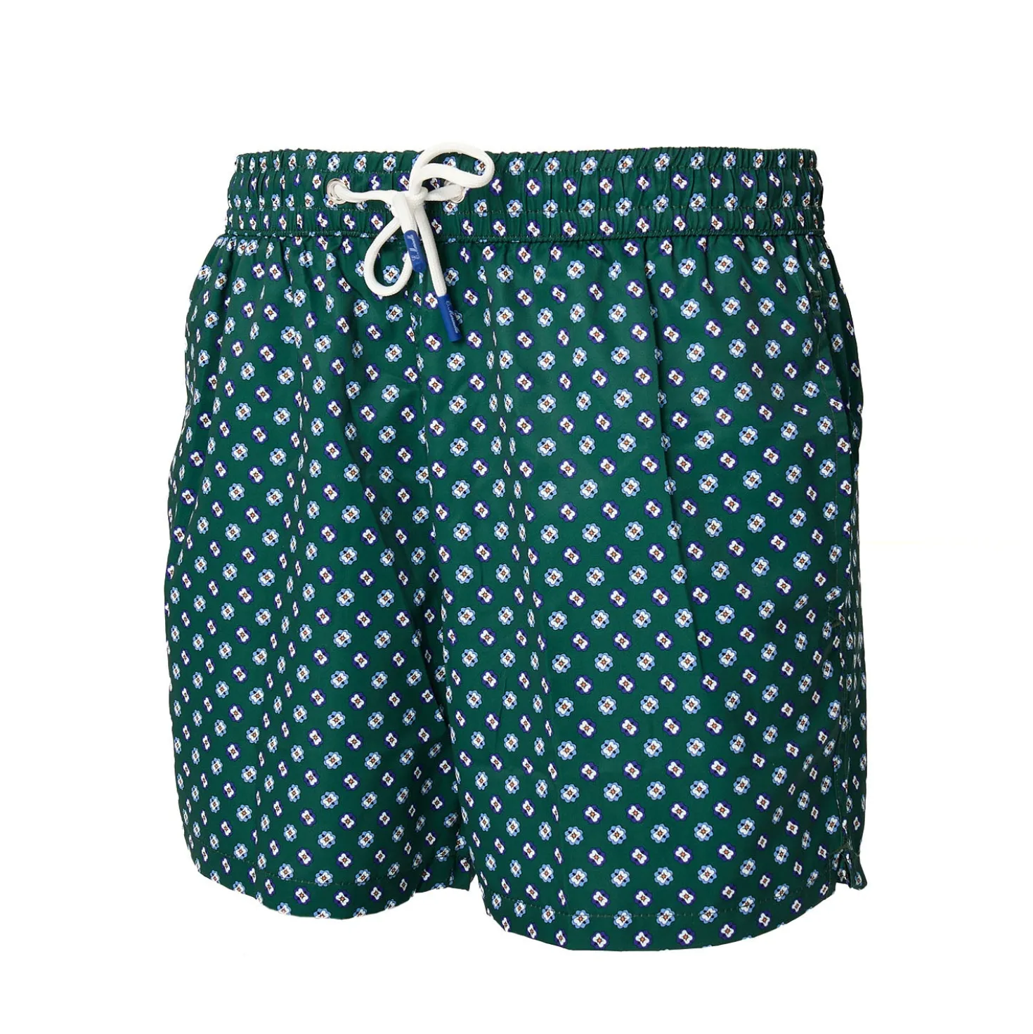 COSTUME DA BAGNO VERDE SCURO Microfantasia fiore