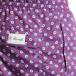 COSTUME DA BAGNO VIOLA Paisley