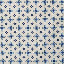 COSTUME INTERO BLU Microfantasia floreale