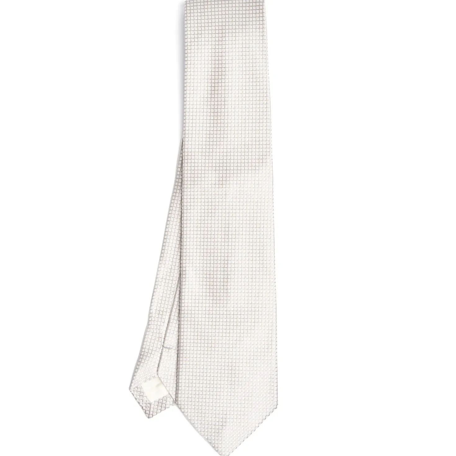 CRAVATTA CERIMONIA GRIGIO CHIARO In seta jacquard