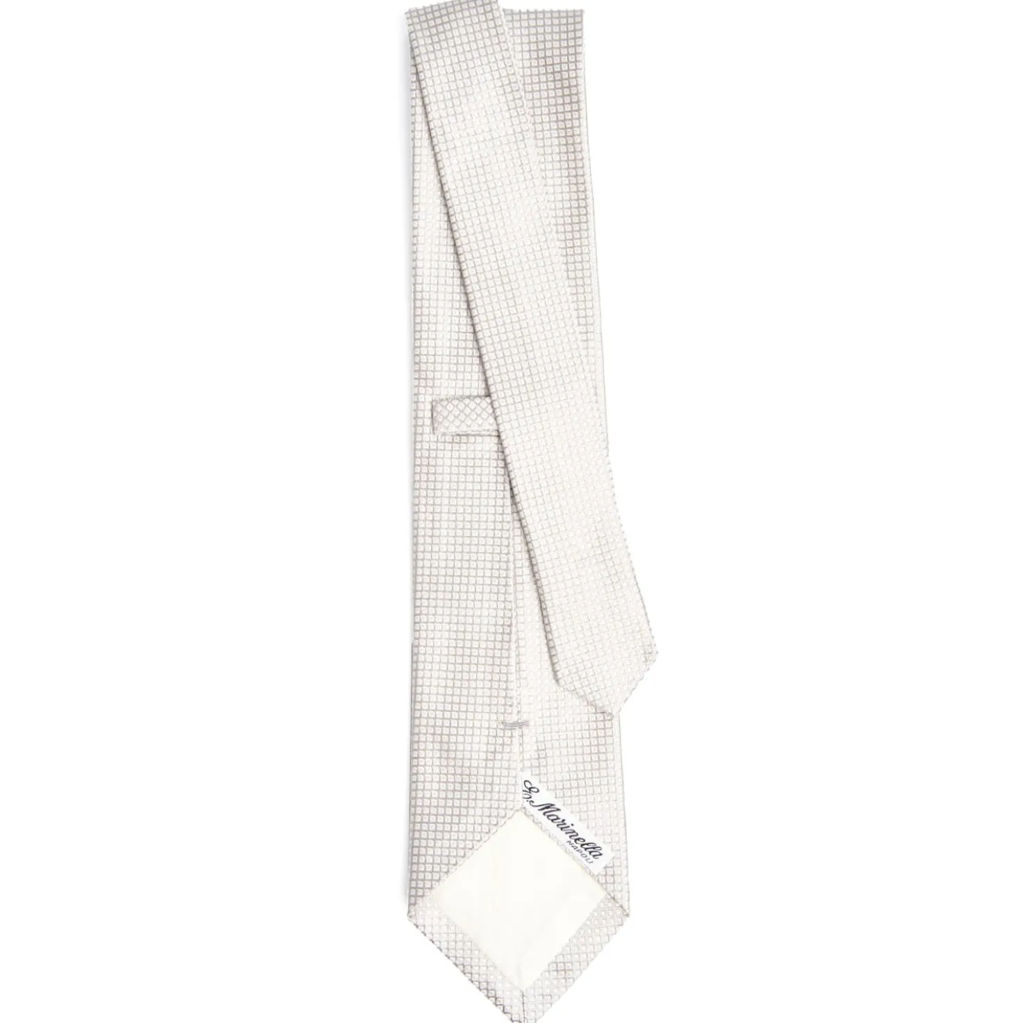 CRAVATTA CERIMONIA GRIGIO CHIARO In seta jacquard