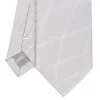 CRAVATTA CERIMONIA GRIGIO CHIARO In seta jacquard