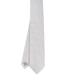 CRAVATTA CERIMONIA GRIGIO CHIARO In seta jacquard