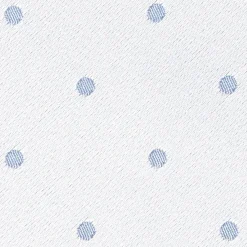 CRAVATTA CERIMONIA IN RASO DI SETA AZZURRA Pois