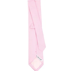 CRAVATTA CERIMONIA In seta jacquard rosa