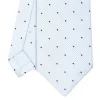 CRAVATTA CERIMONIA IN SETA JACQUARD AZZURRA Pois