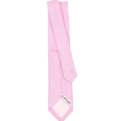 CRAVATTA CERIMONIA In seta jacquard rosa