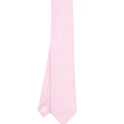 CRAVATTA CERIMONIA In seta jacquard rosa