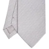 CRAVATTA CERIMONIA In seta jacquard grigio chiaro