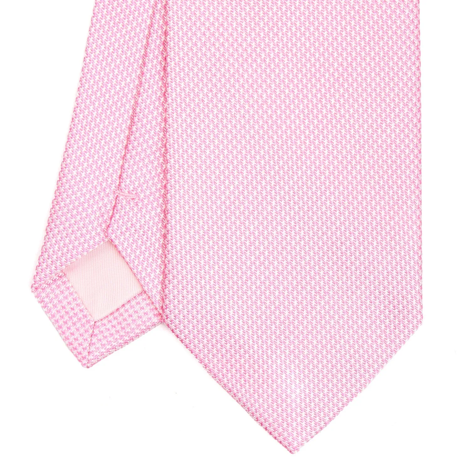 CRAVATTA CERIMONIA ROSA In seta jacquard