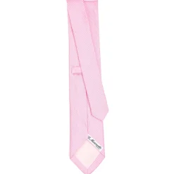 CRAVATTA CERIMONIA ROSA In seta jacquard