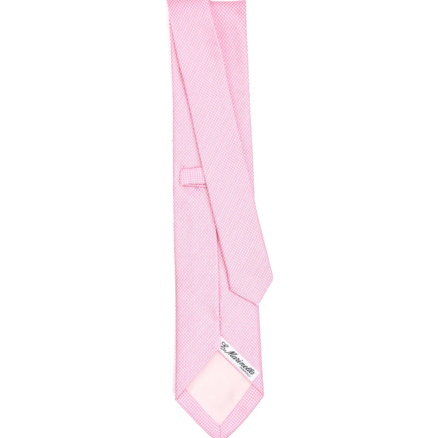 CRAVATTA CERIMONIA ROSA In seta jacquard