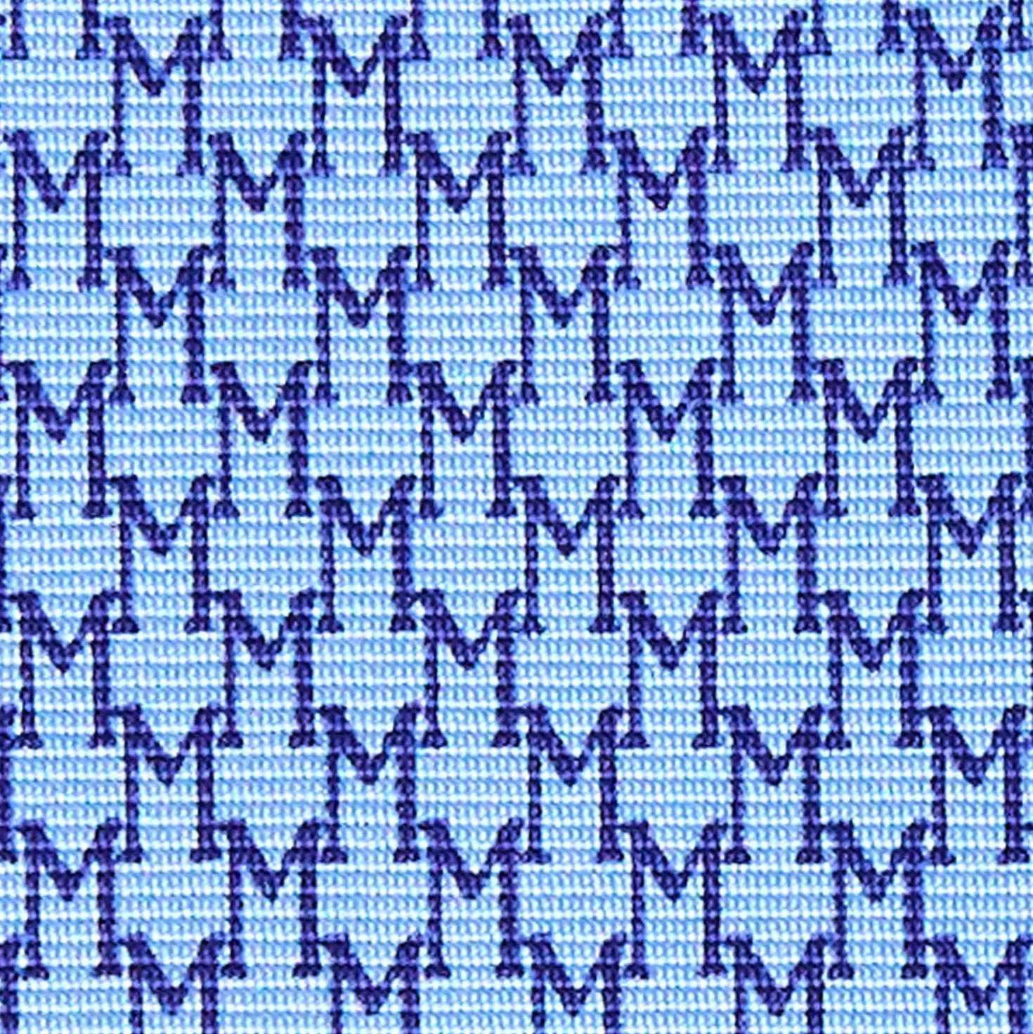 CRAVATTA CLASSICA IN SETA AZZURRO Microfantasia m geometrica