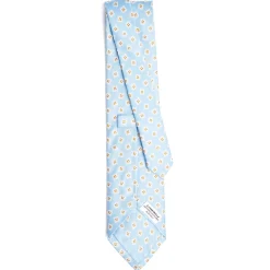 CRAVATTA IN SETA AZZURRA Collezione archivio anno 1963