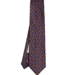 CRAVATTA IN SETA BLU SCURO Collezione archivio anno 1959