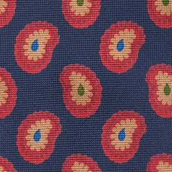 CRAVATTA IN SETA BLU SCUROCollezione heritage
