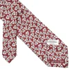 CRAVATTA IN SETA BORDEAUX Collezione archivio anno 1952