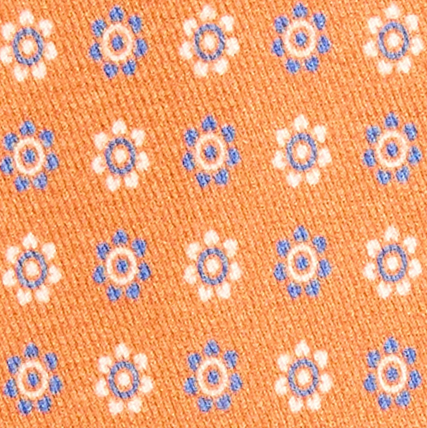 CRAVATTA IN SETA E ORANGE FIBER ARANCIONE Collezione orange fiber